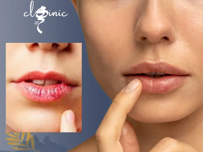 دلیل خشکی لب بعد از تزریق ژل